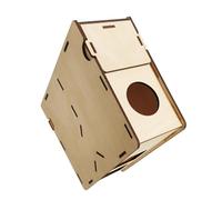 Wooden Bird Food Separator Feed Shell Smoke Removal Perfect for Pet Owners Bird Seed Husk Separator Box Grain and Shell Splitter