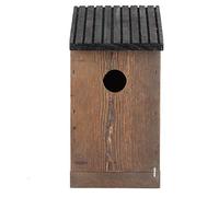 Wooden bird house for outside, breeding parrots bird nesting box | Hanging birdhouse for robin budgie swallow little sparrow finch throstle or medium size birds, garden decor