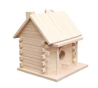 Wooden Bird House - Robust Nesting Box, Outdoor Garden Bird House for Wild Birds, Parrot Breeding Housing | Small Aviary, Finch Protection for Outdoors, Backyard Wildlife Paradise for N