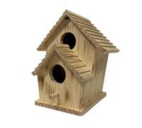 Wooden Bird Houses,Garden Blue Bird Nest - Sparrow Breeding Box | for Homeowners Nature Lovers Backyard Patio Deck Courtyard Lawn Front Yard Balcony Park School