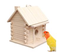Wooden Bird Houses, Wooden Bird House | Hangble House for the Garden | Nesting House for Garden Decoration, Outside Bird House