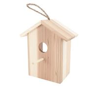 Wooden Bird Nest - Solid Wood Bird House For Outdoors, Suction Cup Window Mounting System, Balcony Garden Nature Decoration Accent, Small Animals Viewing Shelter With Clear Viewing Window|