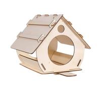 Wooden Bird Nesting Room to Draw Yourself, House of the Suspended Bird House for DIY, Outdoor Activities, Woodworking and Garden Decoration