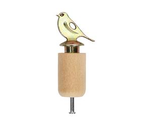 Wooden Bird Noise Maker, Portable Hand Twisted Whistle, Party Entertainment Accessory for Adults, Reliable Sound Effect Tool for Theater Display Ceremony Halloween Indoor Outdoor Garden Park