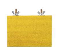 Wooden Bird Perch, Stand Perch for Cage with Rough Surface for Nail Trimming Play Exercise Sleep Easy to Assemble No Tools Needed yellow long edge screw