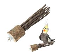 Wooden Bird Perches for Parrots - Natural Bird Perches | Bird Perch Stand | Natural Wooden Pole Parrot Standing Branch | Pat Fork Parakeet