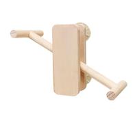 Wooden Bird Playground - Parrot Play Stand | Chew-Resistant Cockatiel Playground for Standing from Resting Entertainment and Specially Designed for Birds to Meet Their Daily Activity Needs