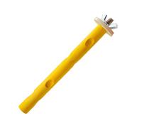 Wooden Bird Restriction Stand - Unique For Cheese Style, Strong Cage Accessory | Safe Play Rest Spot With Claw Grinding Function For Cockatiel, Parakeet, Conure, Small Parrots, Trainingsactiv