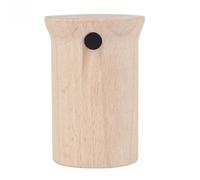 Wooden Bird Sound Whistle, Beech Handheld Orff Musical Instrument, 1 Piece | Beech wood body measures 7.6 x 5.1 x 5.1 cm; handheld whistle produces a bird-sound effect for music activities.
