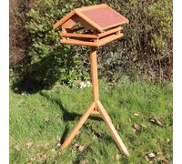 Wooden Bird Table Feeder Outdoor Garden Feeding Station