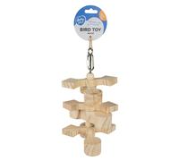 Wooden bird toy snack or jelly pendant Duvoplus Brainy