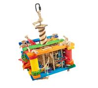 Wooden bird toy with sisal Duvoplus Coco