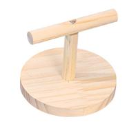 Wooden Bird Training Stand Parrot Perch Playstand for Budgies Conures Macaw Cockatiels