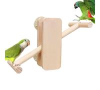 Wooden Bird Wipper - Wood 22.5x13cm | Parrot Training Balance Toy with Chew Resistant Design for Play Exercises in the Cage | Birdperch Cockatiel Parakeet Parakeet Parrot Cage Entertai