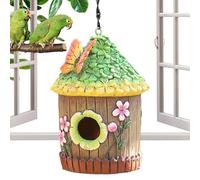 Wooden Birdhouse - Deed Feeding Station | House Nesting Box | Suitable For Many Different Species Of Garden Birds | Decorative Hanging Bird House Garden Bird Houses For Outdoors