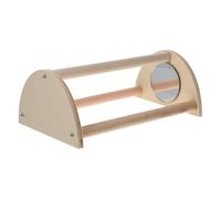 Wooden Birdhouse Wood Chick Roosting Stand Chicken Perch Cage Accessories Nest Resting Swing Bird Cages Houses for Garden