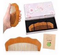 Wooden Birth Comb, Wooden Comb for Birth & Pregnancy | With greeting card and gift box, relaxation and focus during labor, gift for expectant mothers