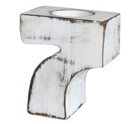 Wooden Birthday Number Candle Holder - No. 7