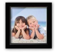 Wooden Black 8x8 Box Photo Frame