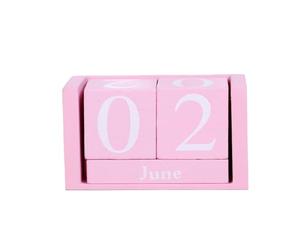 Wooden Block Calendar - Desk Organizer Perpetual Calendars | Month and Date Blocks | Simple Woodens Desktop Decoration for Home Office Study Shop Bar, High-Quality Wooden Calendar Blocks