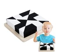 Wooden Block Puzzle,Hiding Preschool Learning Toy - Educational Building Bricks, Enlightenment Jigsaw Puzzle - Toys To Develop Fine Motor Skills For Kids And Adults