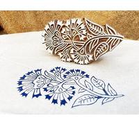 Wooden Block Stamp Floral Handmade Pailsly Patterned Block, Textile Printing Equipment, Home & Office Decor, Cookies Aand Henna