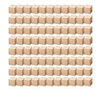 Wooden Blocks 80-Pack 2cm Unfinished Wood Cubes for Crafts, DIY Projects and Decor, Natural Blank Small Wooden Squares for Building, Sorting & Art (Pack of 80-2cm)