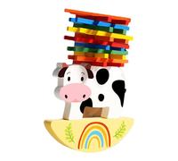 Wooden Blocks Educational Game with Animals to Assemble - Zoo Animal Figurines, for Classroom, Elementary School, Parties, Family Leisure at Home