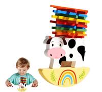 Wooden Blocks for | Educational Fun Activities for Kindergarten in Wood, Zoo Animal Figurines - for Classroom, Primary School, Parties, Family Home Hobbies