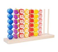Wooden Blocks Toy - Shape Sorting Sensory Learning Design - Stacking Skill Development Play System | educational activity solution for kids travel classroom playtime use | Toy for kindergarten family