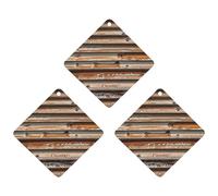 Wooden Board Arrangement Car Air Freshener, 3 Pcs Rhombus Hanging Air Freshener Cards, Long Lasting Fragrance Scented Cards for Car, Home, Office White-style