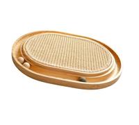 Wooden Board Featuring Interactive Parts and 5 Moving Spheres with Sound for Indoor Cats Play Leopardine Entertainment