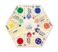 Wooden Board Game Set With 6 6 Color Interactive Family Game For Adult Indoor Gathering Party Supply Party Supplys Supply For Adults Gaming
