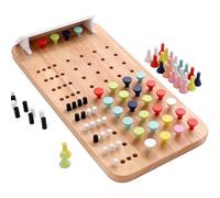 Wooden Board Games - Puzzle Educational Toys, 2-Player Kids Logical Battle Tabletop Games with Brain-Boosting Fun, Teens Family Preschool, Playroom Home Travel, Interactive Strategy Game for All Ages