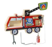 Wooden Board Screw Toy - Assembly Screwdriver Board Set - Early Education Multipurpose Toy for Outdoor Activities, Home, Park, School, Inf Garden