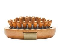 Wooden Body Massage Brush with Air Cushion | Shower Brush for Lymphatic Massage | Cellulite Remover and Dead Skin Removal for at Home Spa
