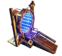 Wooden Book Corner Miniature Kit - 3D Book Shelf Insert Diorama Craft with LED Lights | Creative Library Decorative Model Building Set for School Coffee House Home Bookstore Decor