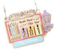 Wooden Book Counter Promoting Green Reading Habits Simple Operations Readings Trackers Home School Library Reading Aid Reading Progress Counter