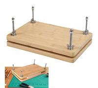 Wooden Book Holder - Multi-purpose Paper, Portable Flower Binding, Durable Machine | Precise Design Achieves Perfection.Craft Tool for Handmade Books, Pro