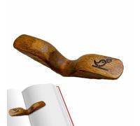 Wooden Book Page Holder, Thumb Reading Bookmark Wooden Thumb Page Holder, Novel Reading Accessories GiftsFor Book Lovers and Bookworms