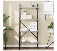 (grey sonoma, 56 x 31.5 x 138.5 cm) vidaXL Bookcase 5-Tier Book Shelf Storage Shelf Organiser Engineered Wood