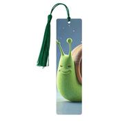 Wooden Bookmark Cute Snail Wooden Craft Bookmark Vintage Wood Hanging Tags Bookmarks Ornaments with Tassels Cute Book Mark Reading Page Markers for Women Men Book Lovers