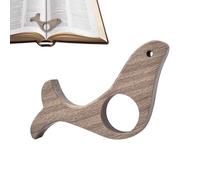 Wooden Bookmarks Design A - Thumb Book Holder for Women Children Teachers Passionate Reading Library Home Study Office