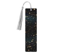 Wooden Bookmarks for Men Women - Stars and Constellations Unique Handmade Bookmarks with Tassels Bookmarks for Book Lovers Birthday Gifts Bookmarks for Book Lovers Birthday Gifts