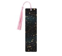 Wooden Bookmarks for Men Women - Stars and Constellations Unique Handmade Bookmarks with Tassels Bookmarks for Book Lovers Birthday Gifts Bookmarks for Book Lovers Birthday Gifts