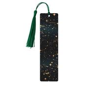 Wooden Bookmarks for Men Women - Stars and Constellations Unique Handmade Bookmarks with Tassels Bookmarks for Book Lovers Birthday Gifts Bookmarks for Book Lovers Birthday Gifts
