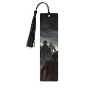 Wooden Bookmarks for Women and Men, Unique Handmade Bookmarks with Tassel, Bookmarks for Book Lovers, Birthday, Teacher Bookmarks for Book Lovers, 5 Pack