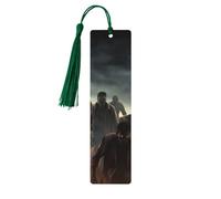Wooden Bookmarks for Women and Men, Unique Handmade Bookmarks with Tassel, Bookmarks for Book Lovers, Birthday, Teacher Bookmarks for Book Lovers, 5 Pack
