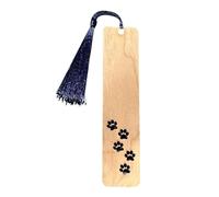 Wooden Bookmarks Set - Cute Pet Theme, Handcrafted Aesthetic Marker, Lightweight Non Slip Page Holder, Natural Wood Accessory, Decorative Book Lover Gift, Student Teacher Tool