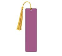 Wooden Bookmarks with Gold Tassel Solid Color Grape red Print Book Markers, for Book Lovers Page Markers Reading Gifts